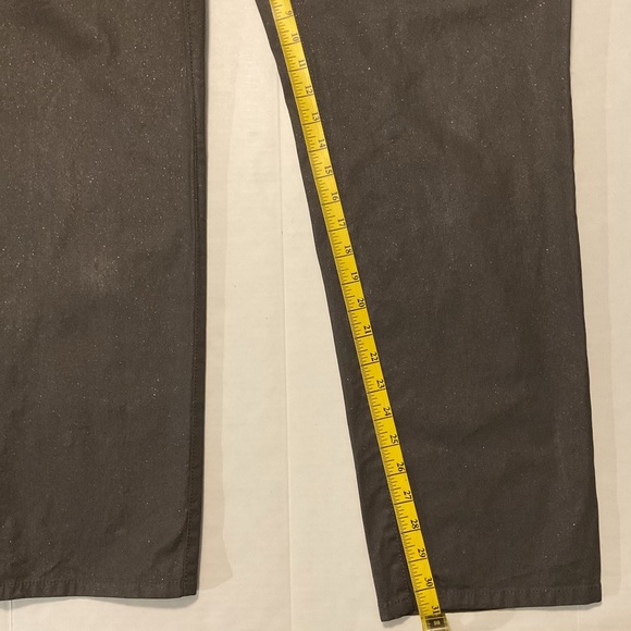 Lafayette 148 New York Shimmer Jeans Brown Straight Leg - Picture 3 of 12